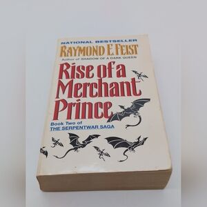 Raymond E. Feist "Rise of a Merchant Prince" Paperback - White/Cream Cover